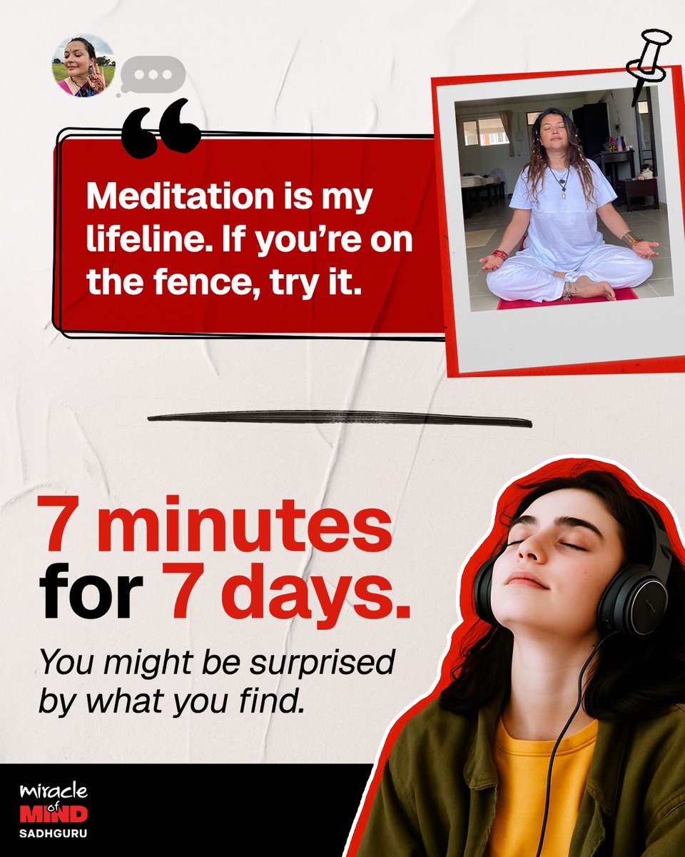 miraclemindapp's tweet photo. Taking time to meditate doesn’t necessarily mean something is wrong - in fact, daily meditation is the simplest way to set yourself up for a great day, every day.

Start Your 7-Day Meditation Streak and Let Meditation Change Your Mind

Download the free meditation app on the App Store and Play Store.

#ChangeYourMindIn7