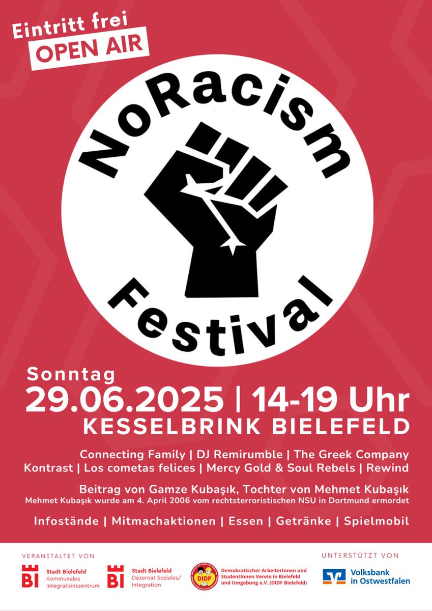 DerGugat's tweet image. #Sonntag #Kesselbrink #Bielefeld #NoRacism 💪