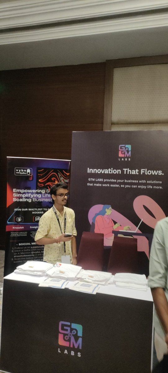 pandeygsundaram's tweet image. just vibed at the GTM Labs × Vybe Labs booth 👀
they’re cooking fr 🍳
⚡️GML Case#: zoom but make it Web3
🏠inside: like flat, but token-gated &amp;amp; next-level
🧠clever: CICD for Web3 devs, smooth af
@GMLabs_Official
@vybe_labs
Web3 finally got taste 🛠️🔥

#GTMlabs #VybeLabs