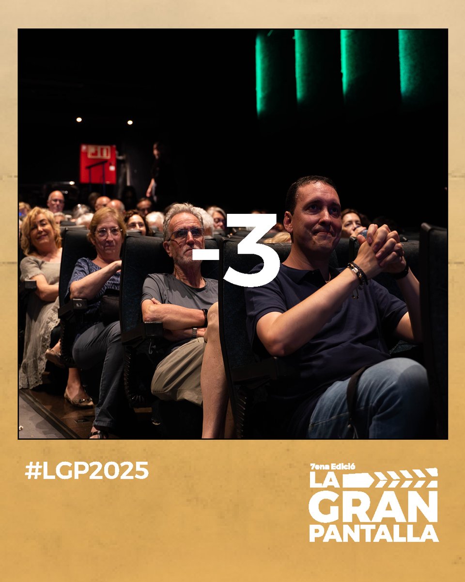 La GRAN pantalla Festival (@granpantallabcn) on Twitter photo 📢 El compte enrere està arribant al final, només falten 3 dies per l’inici de la 7a edició de LA GRAN PANTALLA ❗ Ja teniu les vostres entrades❓
📆 1-5 de juliol de 2025 📍 <a href="/Cinemes_Girona/">Cinemes Girona BCN</a> 📢 El compte enrere està arribant al final, només falten 3 dies per l’inici de la 7a edició de LA GRAN PANTALLA ❗ Ja teniu les vostres entrades❓
📆 1-5 de juliol de 2025 📍 <a href="/Cinemes_Girona/">Cinemes Girona BCN</a>
