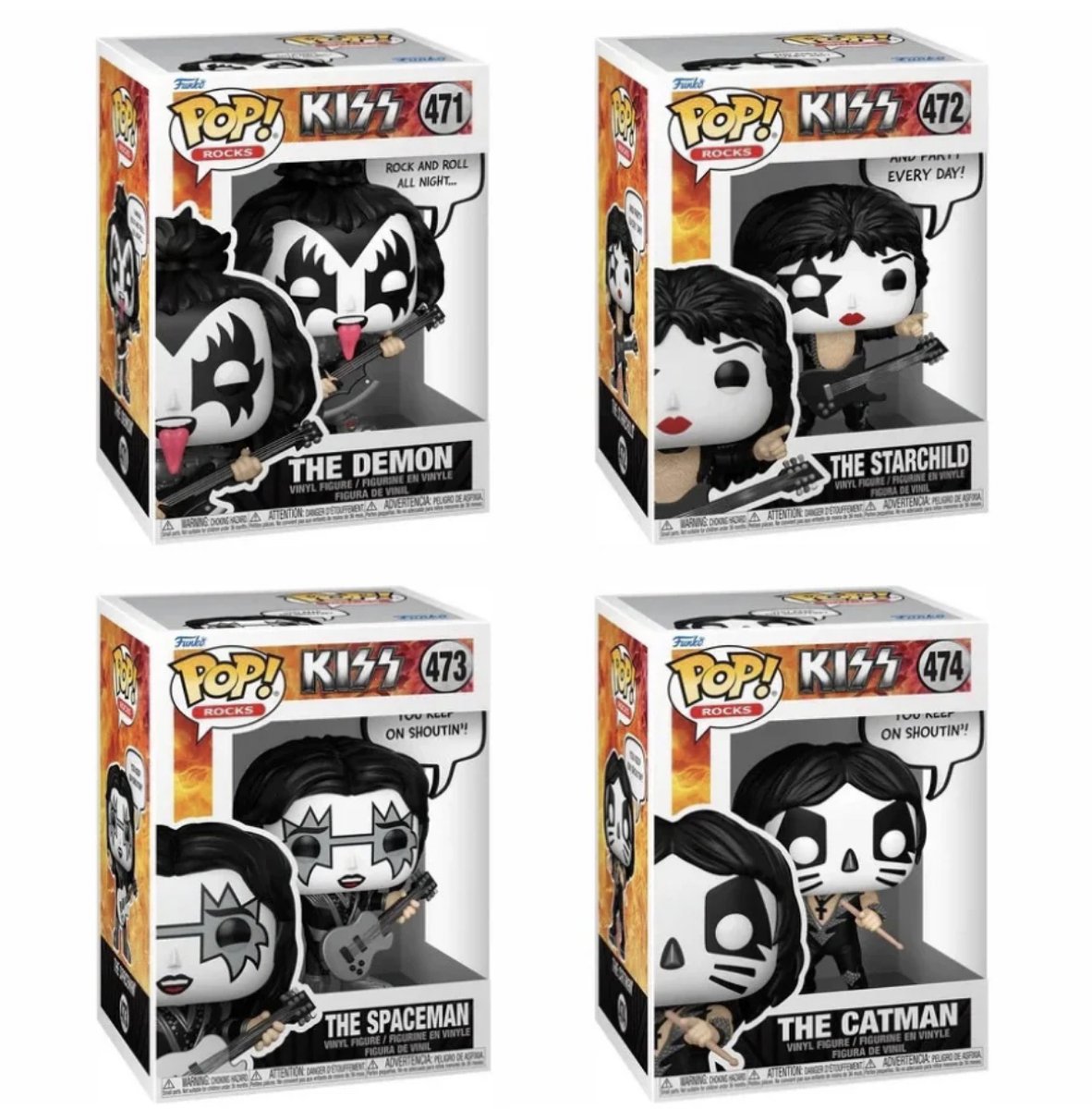 RESERVAS EN AMAZON

Funko Pop! Kiss: The Spaceman 
🔗 chollo4u.com/cYtEZi

Funko Pop! Kiss: The Demon  
🔗 chollo4u.com/qoWOXI

Funko Pop! Kiss: The Catman 
🔗 chollo4u.com/9gPBLk

Funko Pop! Kiss: The Starchild 
🔗 chollo4u.com/RAOyFy