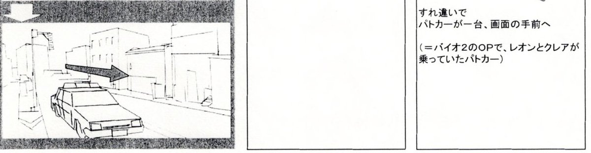 Outbreak File #2's shooting script finally became available for all to read, and it confirms one contentious thing: the police car at the Kevin ending of "desperate times" was indeed supposed to be Leon and Claire.