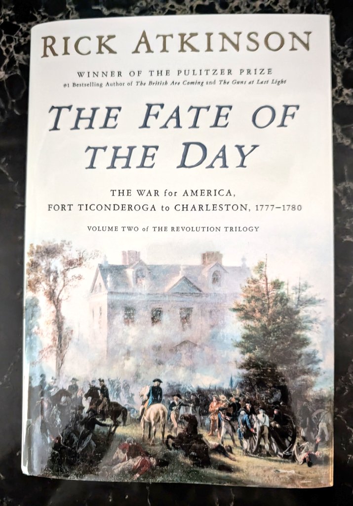 My #WeekendRead ahead of the #USA🇺🇲’s upcoming #IndependenceDay is the just-published second volume of historian Rick Atkinson’s spell-binding trilogy on the American Revolution, covering the events and the dramatis personae that shaped the pivotal middle years of the struggle.
