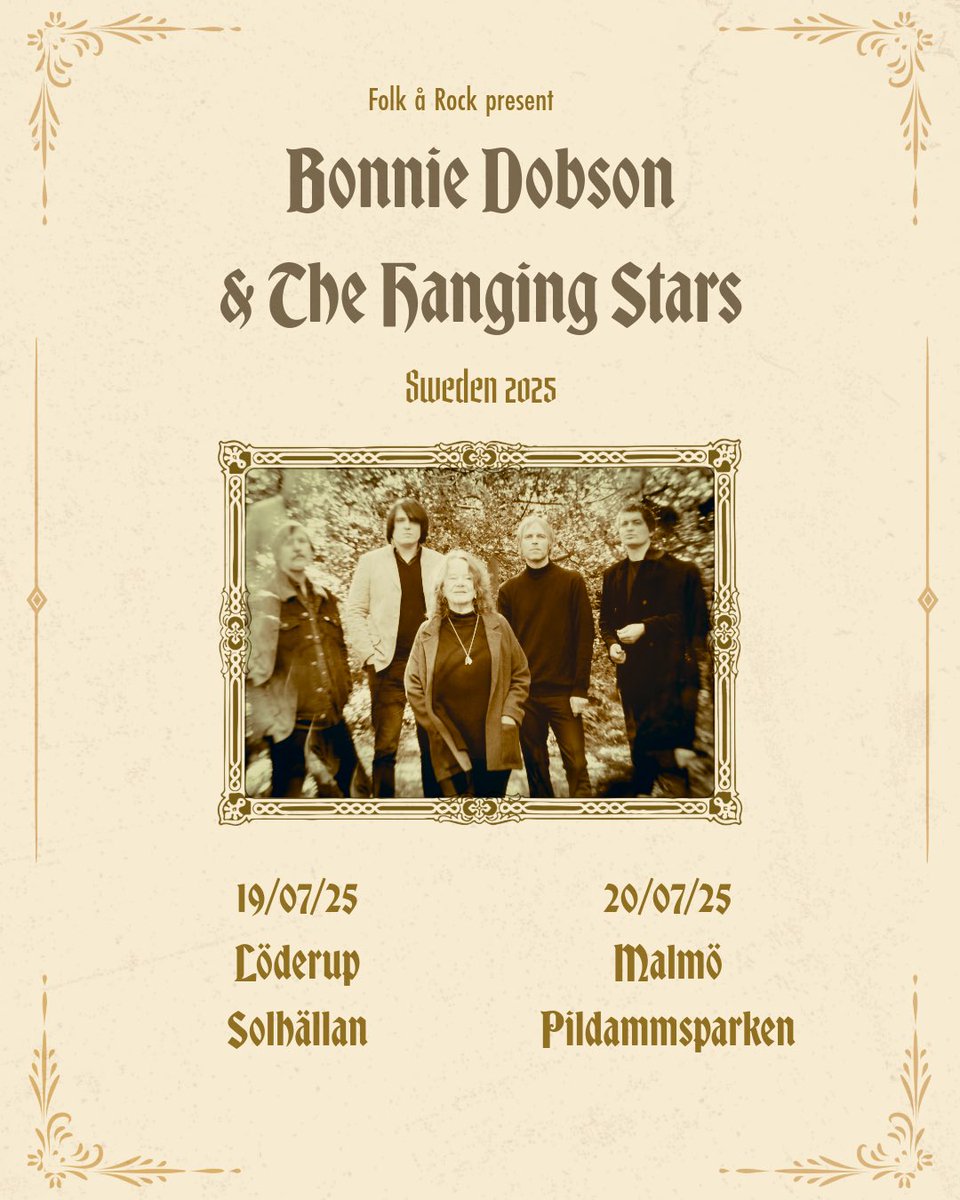 Sweden 🇸🇪 2025
with Bonnie Dobson

19/07 Löderup - Solhällan
20/07 Malmö - Pildammsparken

🎟️ thehangingstars.com/shows

————————-
#thehangingstars #bonniedobson #sweden #löderup #malmö #psych #folk #rock #dreams #live #morningdew #folkårock