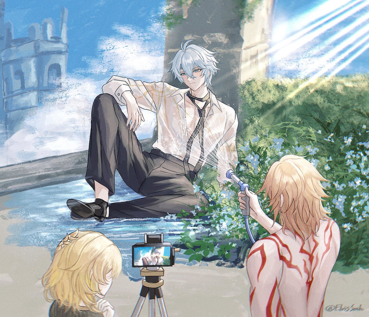 Behind the scenes.🎬
#Phainon #phaidei