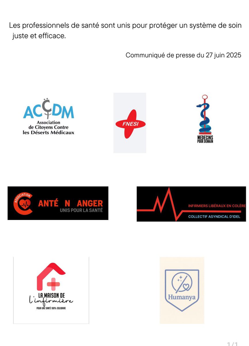 ⸻

🔴 Perfusions : la CNAM franchit la ligne rouge !

La dernière circulaire de la CNAM prévoit de limiter arbitrairement la cotation des perfusions à domicile à une fois par jour (AMI 14), mettant en péril :
•la prise en charge des patients les plus fragiles,
•l’accès aux