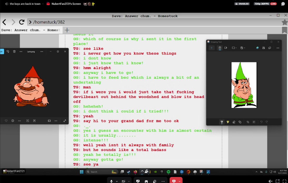 my friend reading homestuck is losing his damn mind