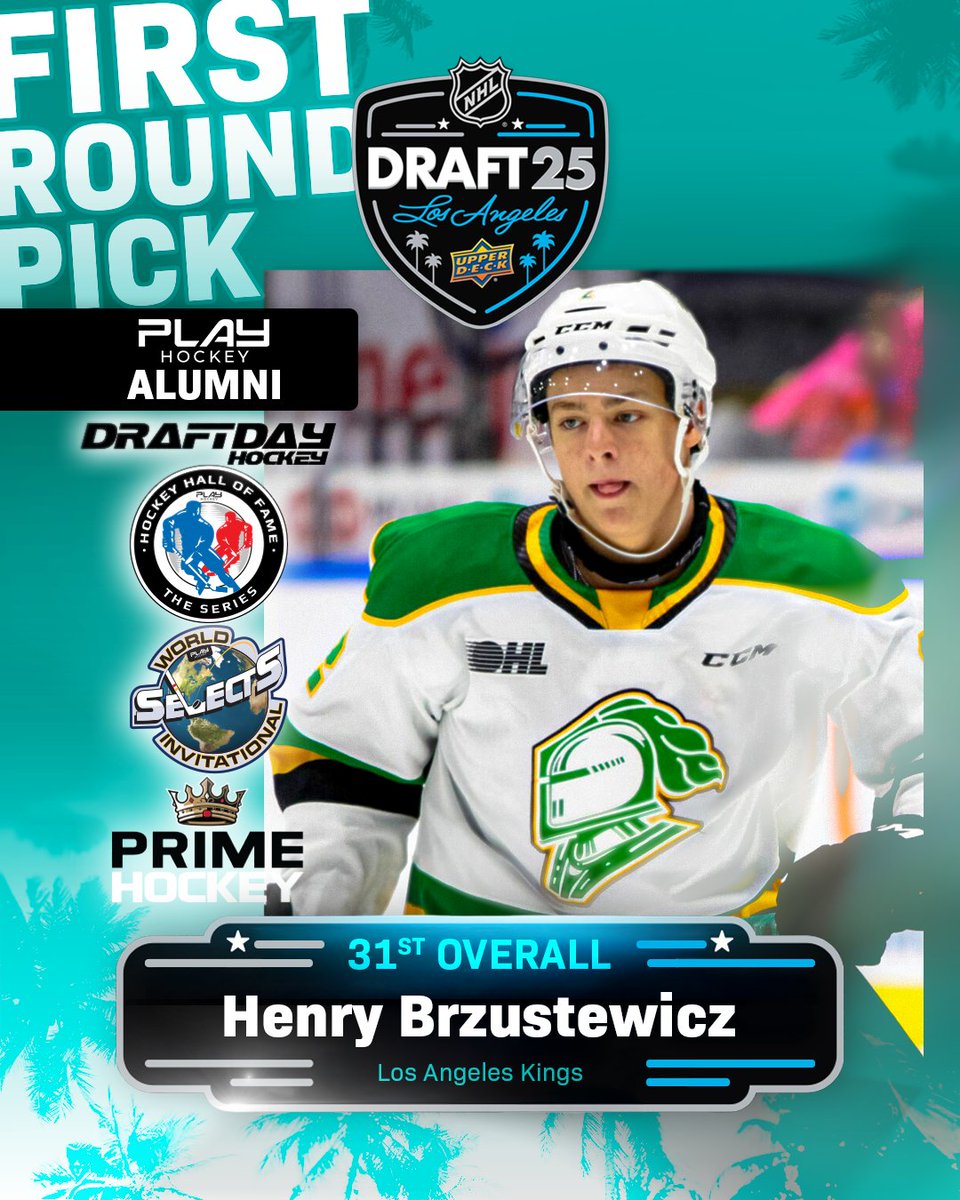 📈Alumni Achievement | Henry Brzustewicz

From Washington, MI to the LA Kings— Henry goes 31st overall in the 2025 #NHLDraft.

Big things ahead for this PLAY Hockey, Draftday, HHOF Series, Prime Hockey and WSI alum!