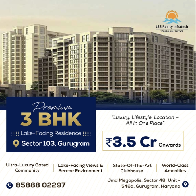 Jss_Realty's tweet photo. 🏞 Premium 3BHK @ AIPL Lake City
📍 Sector 103, Gurugram | Lake-Facing Views
💰 Starting at ₹3.5 Cr
🏡 Clubhouse | Serene Environment | Gated Living
📞 8588802297 | #JSSRealty
.
.
.
.
#LuxuryLiving #3BHKGurgaon #DwarkaExpressway #GurgaonRealEstate #LakeFacingHomes #AIPLLakeCity https://t.co/uedsDmg8nH