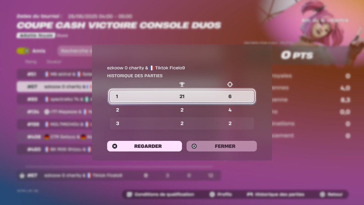 Je suis trop unlucky c grave lvdm 
2 top 2 finale NAC