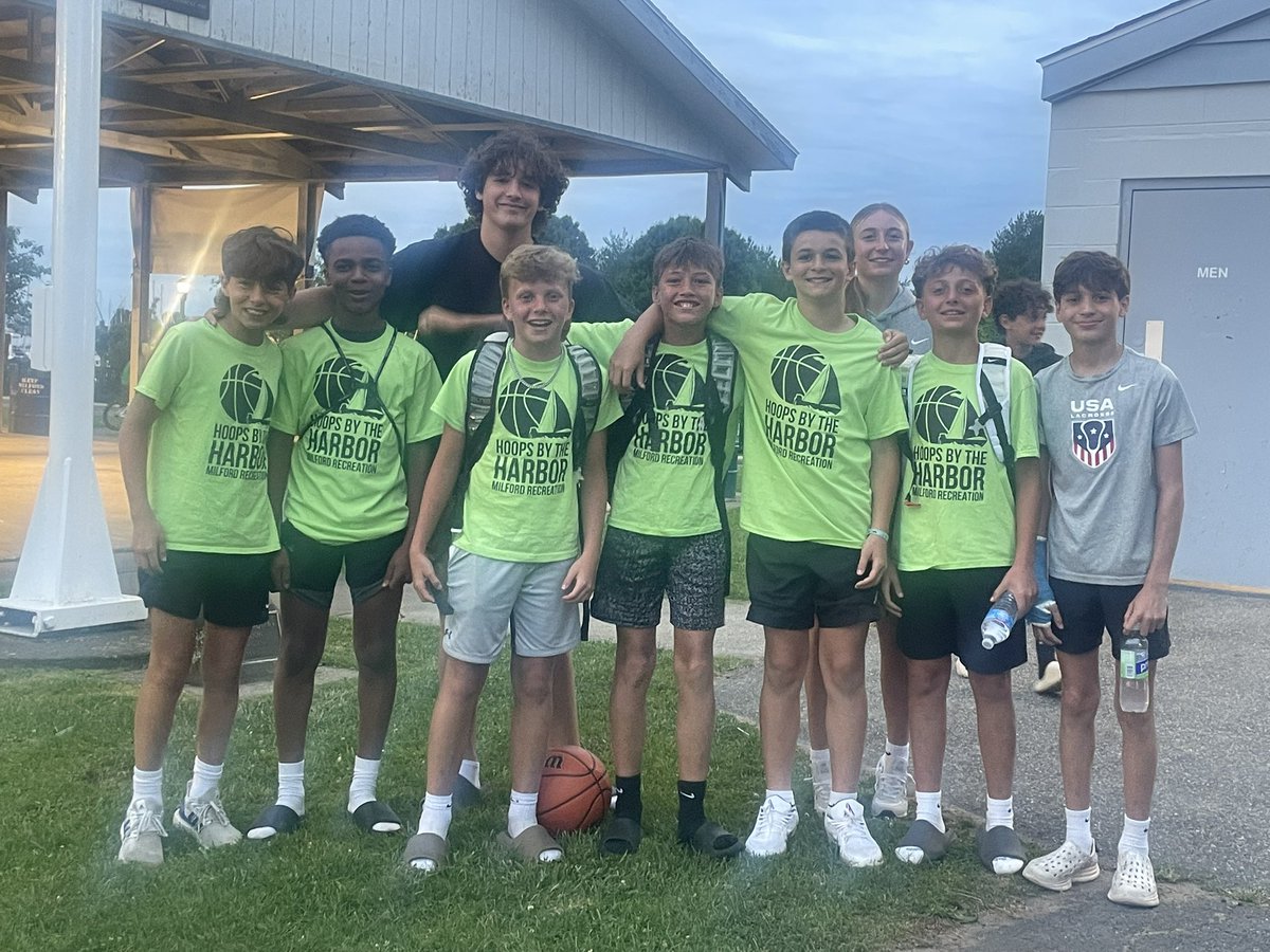 Coaching the boys for hoops by the harbor took the W 43-15 in week two had lots of fun can’t wait for next week 💯💯