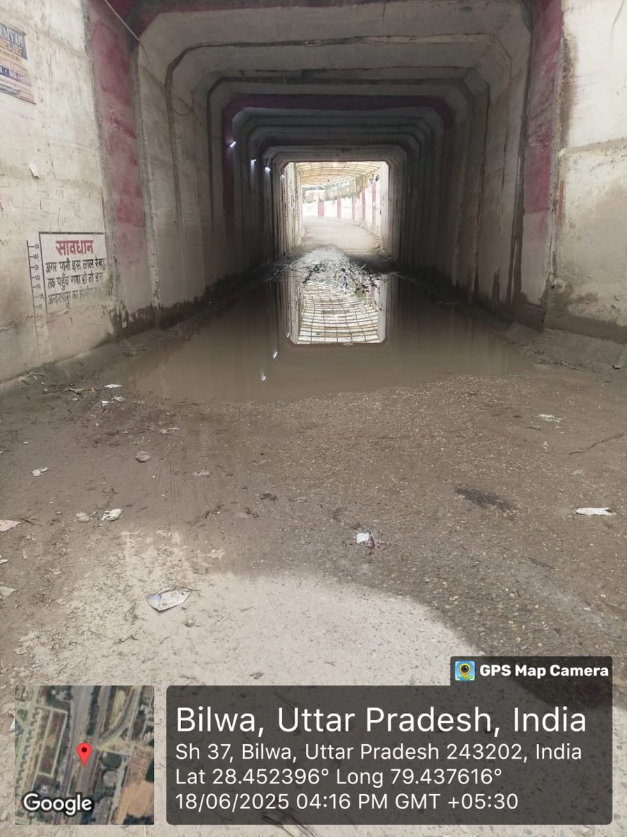 CugLucknow79098's tweet photo. @sdencizn @drm_drmizn @RailwaySeva @RailMinIndia @PMOIndia @izndivision बरेली इज्जतनगर डीआरएम महोदय, 216 दिन शिकायत हो गए हैं कृपया करके सिद्धिविनायक अंडर पास से दोहना गांव के लिए जो रोड व अंडरपास रेलवे ने बनाया था  वो बहुत खराब हालत में है कृपया करके उस रोड को  जल्द सही कराने की कृपा करें @drm_drmizn @RailMinIndia @RailwaySeva @sdencizn https://t.co/lHeNAK7GwZ