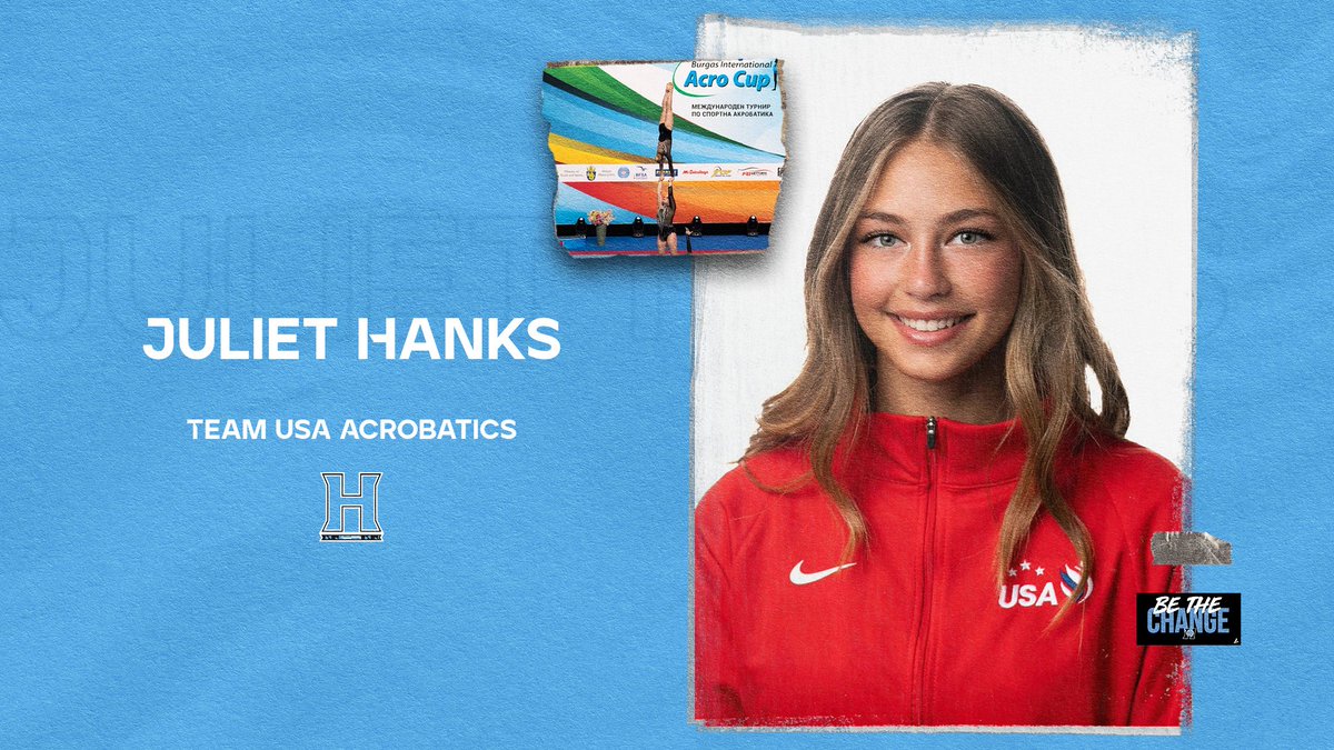 Juliet Hanks is representing Team USA for Acrobatics. She recently just traveled to Canada for a competition and won gold!  We are extremely proud of her accomplishments and we wish her the best as she continues to fulfill her dreams.