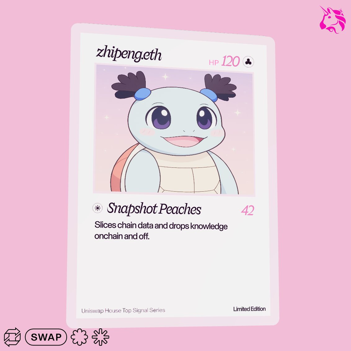 so cute！ uniswap生成的头像 collect.uniswap.org