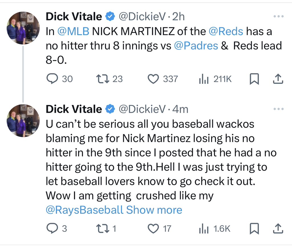 TroyMachir's tweet image. Protect Dick Vitale at all costs.