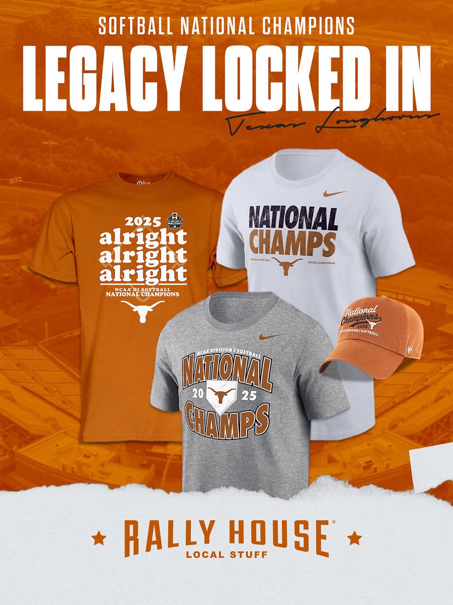 They brought home the title.
Now you can bring home the gear, available at RallyHouse! 
bit.ly/RHSBChamps
<a href="/Rally_House/">Rally House</a>