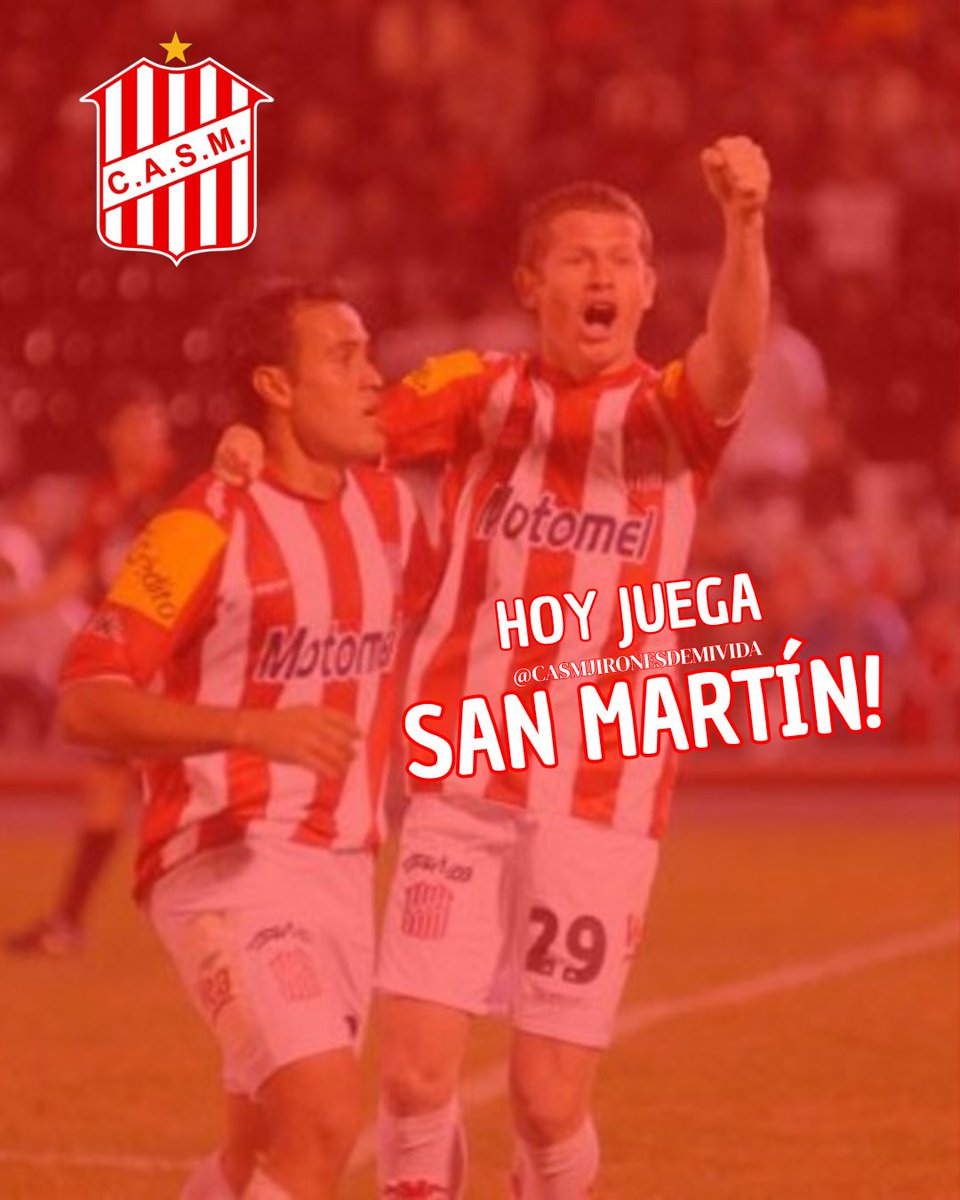¡Hoy juega San Martín!

🔴⚪️ #PrimeraNacional

🆚 Patronato
📌 Fecha 20
📆 28 de junio
⏰ 20 Hs.
🏟 La Ciudadela
📺 TyC Sports Play
👨‍⚖️ Lucas Cavallero

⚽️ #VamosCiudadela
#sanmartindetuc
#sanmartintucuman
#sanmartintuc
@casmoficialok