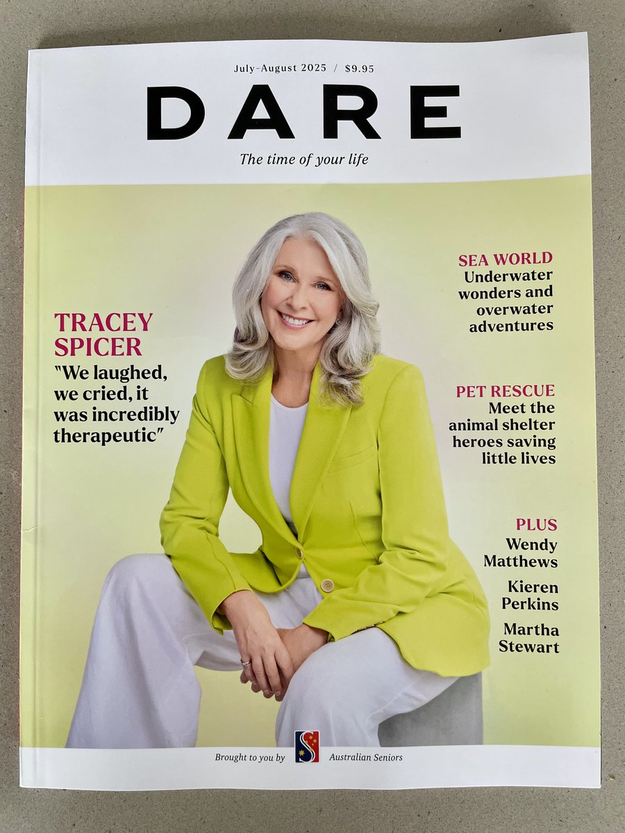 TraceySpicer's tweet image. Well, being a 58-year-old &apos;cover girl&apos; was not on my bingo card for 2025!

Thank you so much DARE Magazine for highlighting the important issue of voluntary assisted dying.

Kudos to everyone on the team involved in the writing, editing, and photo shoot.

#VAD #Over55s #MANMADE