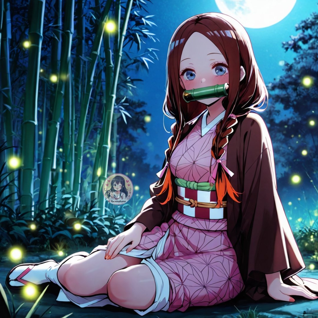 yocenakano's tweet image. #nakanomiku #nakanonino #nakanoyotsuba #nakanoichika #QuintessentialQuintuplets #AiArt #nezukokamado #cosplaynezuko #cosplay