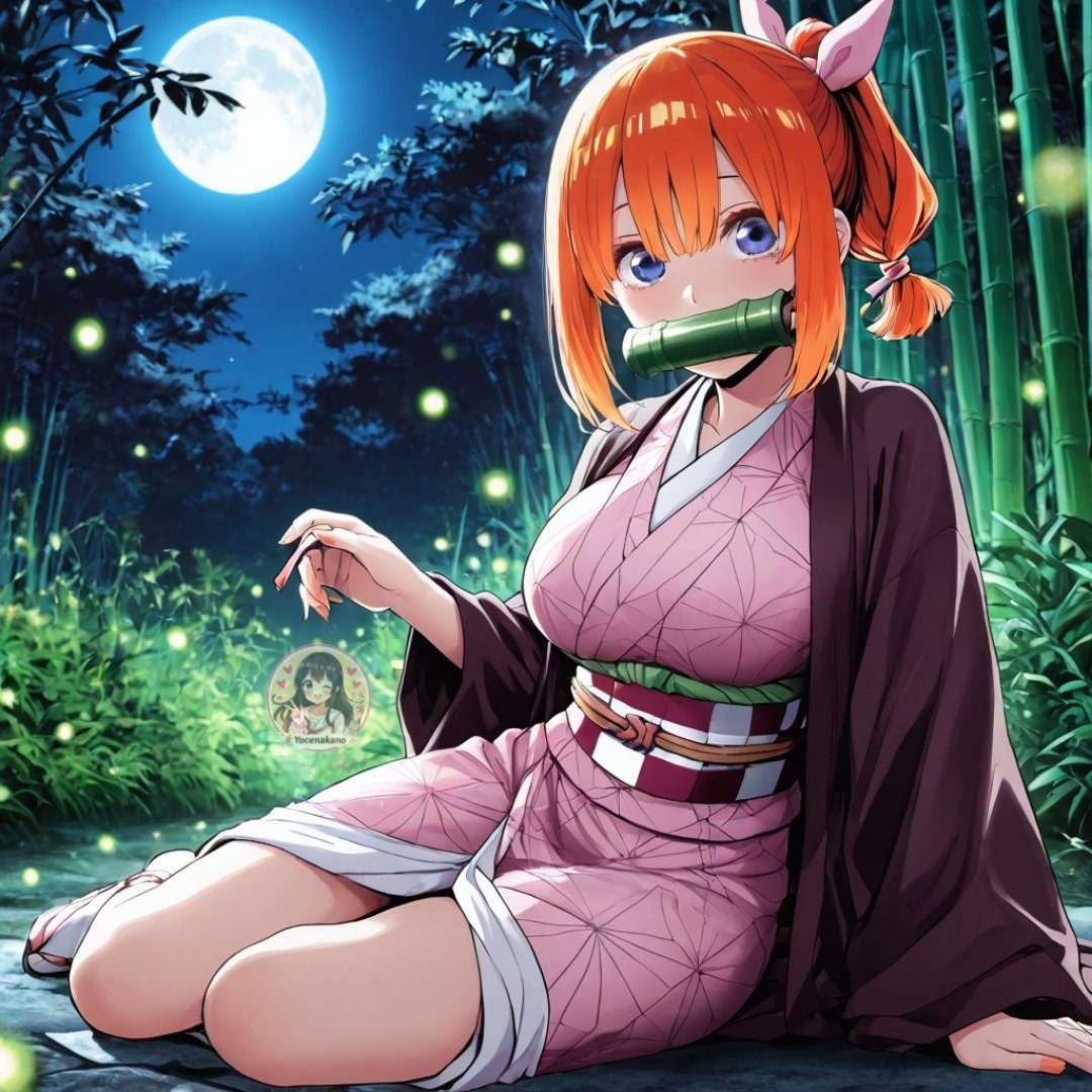 yocenakano's tweet image. #nakanomiku #nakanonino #nakanoyotsuba #nakanoichika #QuintessentialQuintuplets #AiArt #nezukokamado #cosplaynezuko #cosplay