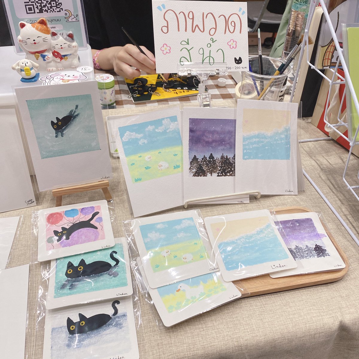 งานเริ่มแล้ววว👏🏻👏🏻👏🏻
🏖️บูธ O13-O14

รับวาดสดเฉพาะที่งานนี้เท่านั้นนะคะ😘💕
#IFEXPO25