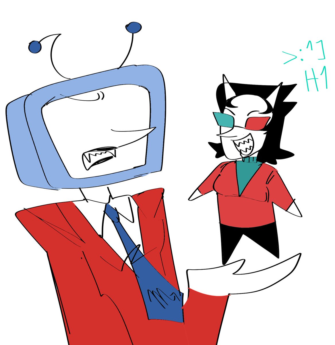 radical_lizard's tweet image. #vrisrezi deltarune is real