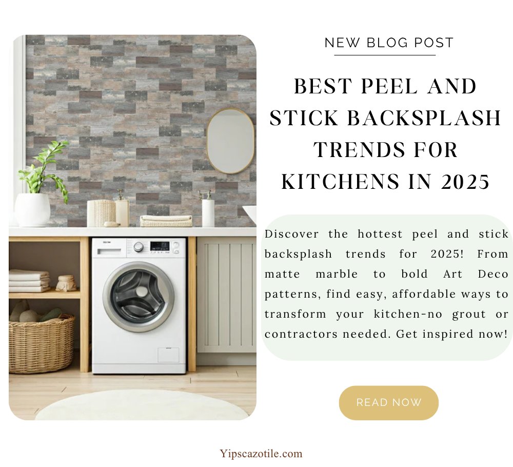 Best Peel and Stick Backsplash Trends for Kitchens in 2025🔍
If your kitchen needs a little love in 2025, peel and stick backsplashes are the perfect low-stress, high-impact fix.
Find out more>>👉tinyurl.com/23epcaye
#tileadhesive #walldecor #peelandsticktiles   #kitchendecor