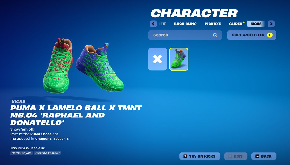 skreemus's tweet image. Can't get them in IRL so in game it will be lol
@TMNT @Fortnite @FortniteANZ