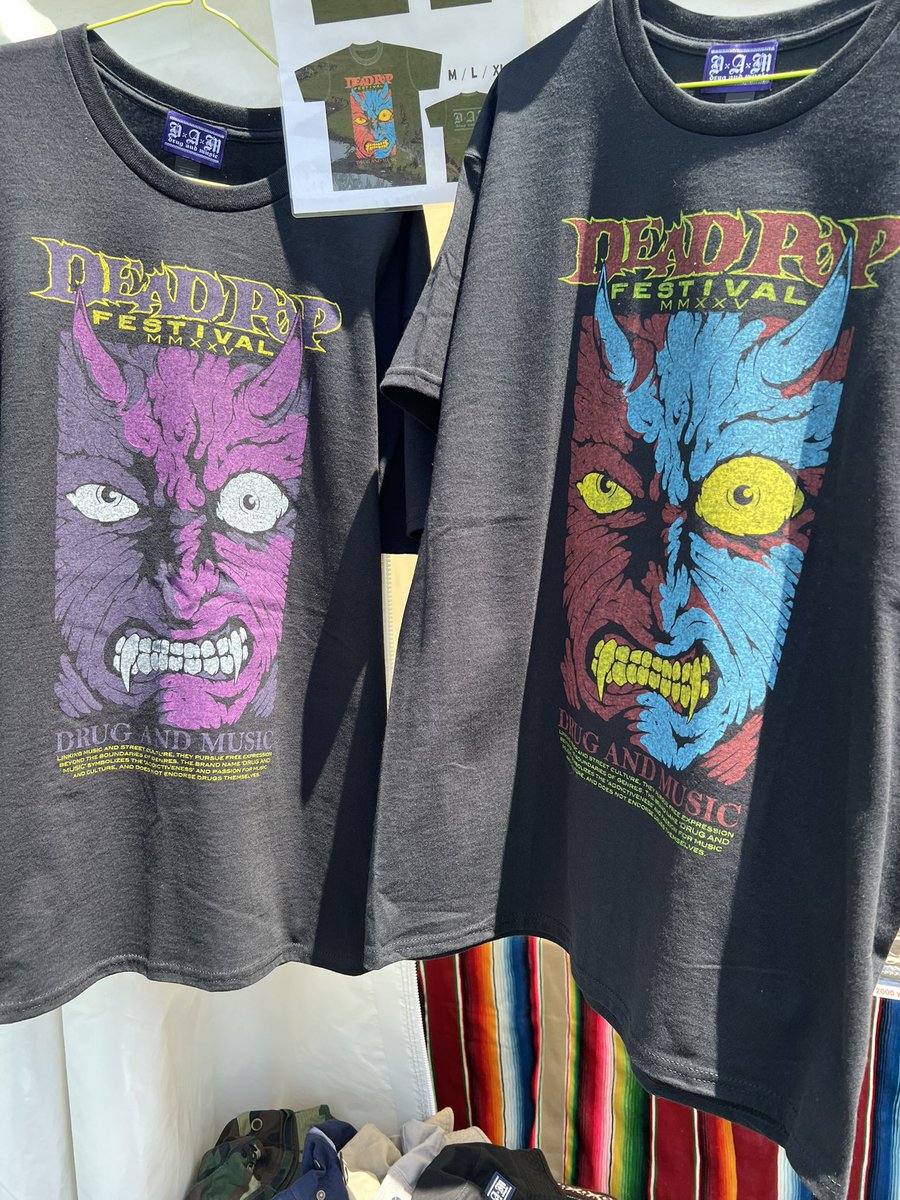 DxAxM's tweet photo. @DEADPOP_FEST 
コラボ絶賛販売中です
是非DxAxMブースにお立ち寄りください☻
#dpf25 https://t.co/D8dr1fQiC5