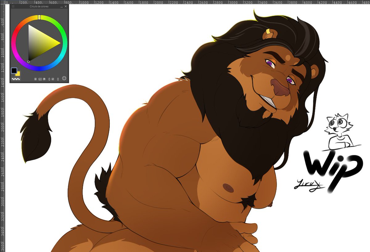 You better work bitch 🤓
Another WIP commission 🦁