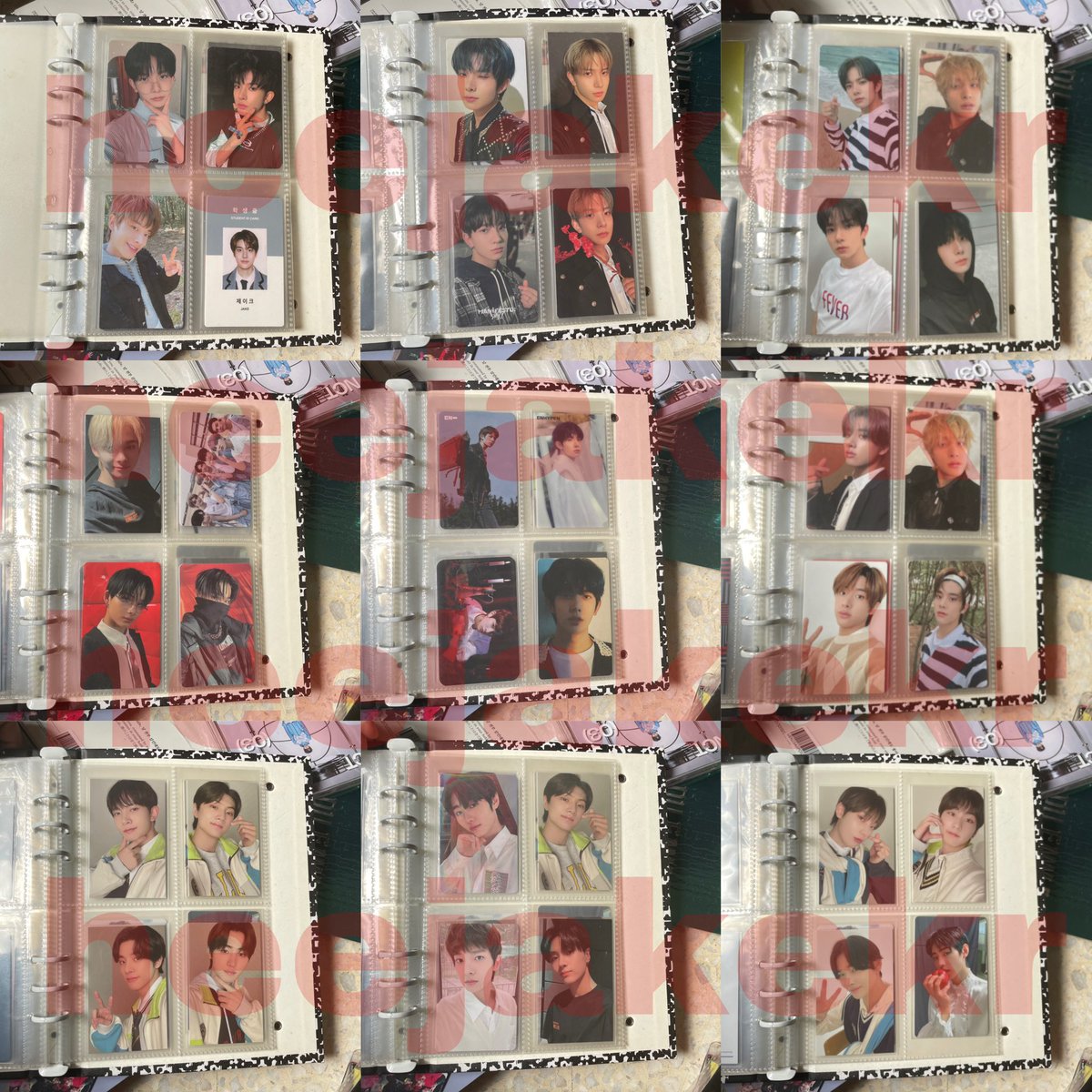 heejakekr's tweet photo. [ INTEREST CHECK ]

Hey everyone,I haven’t looked at my photocard albums in a while ,been busy with work. Some albums are getting dusty, so I’m thinking of letting go of the photocards. Just checking if anyone’s interested? Bulk or individual. No promises yet 😅😊
#pasarENHYPENmy https://t.co/WsxN6n8fgD