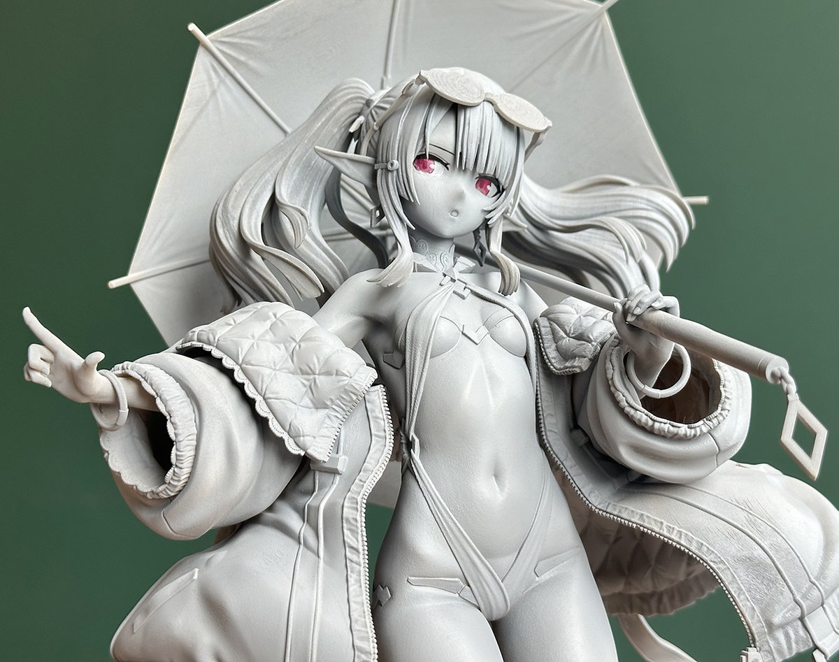 pso2　アネット　フィギュア PSO2es』アネットがNidy-2D-氏デザインのセクシー水着姿でフィギュア化