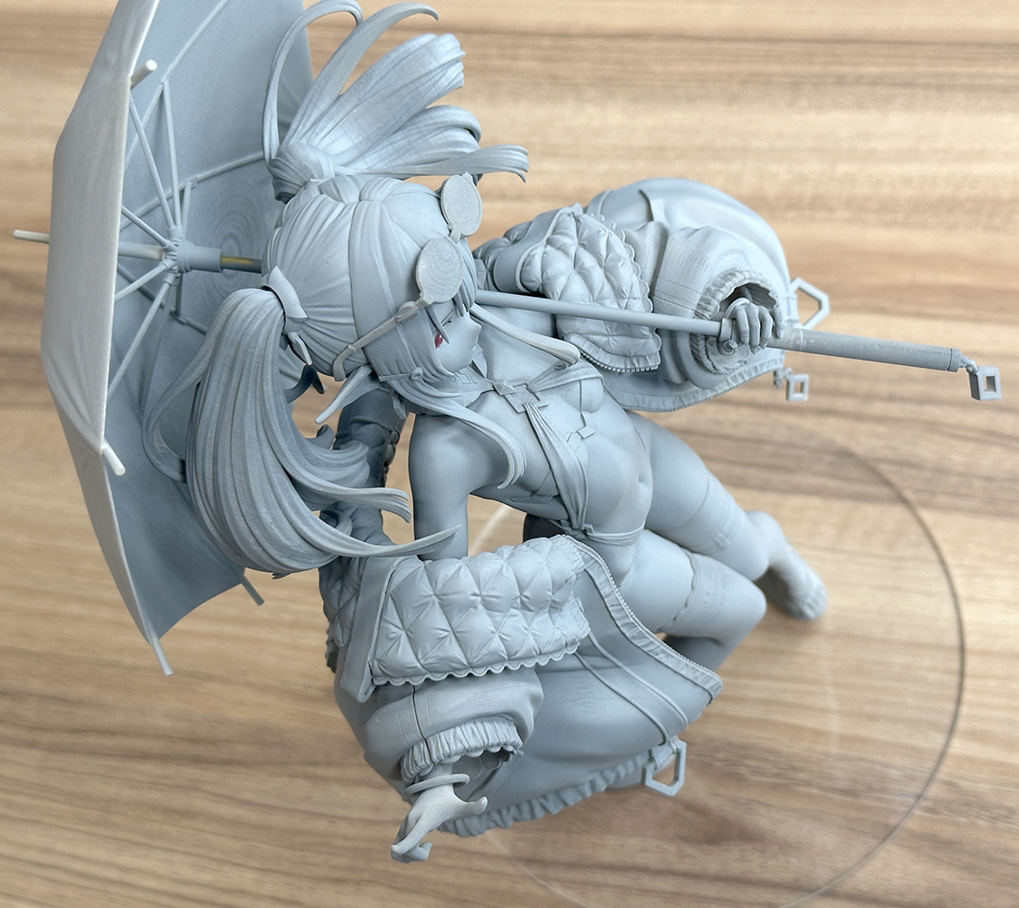 PSO2 es』より「白砂のアネット」のフィギュア原型です。アネット派の