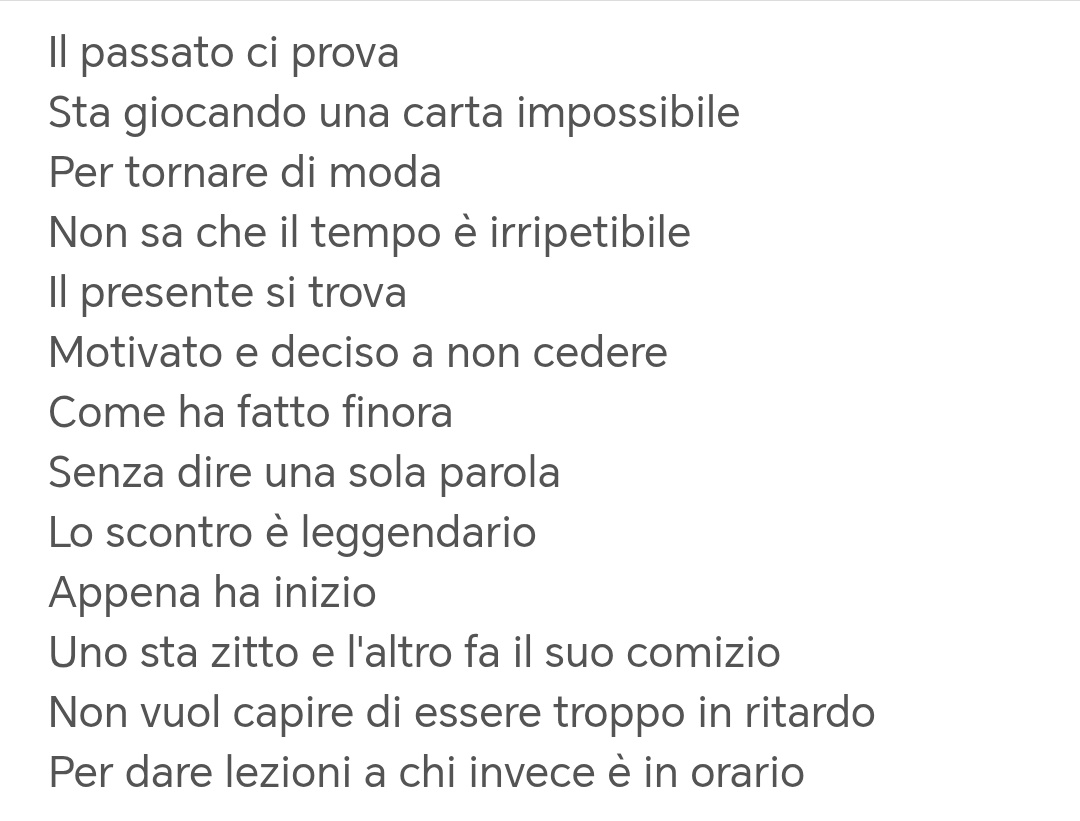 Buongiorno a tutti 🌹 tratto da "il tuo ricordo" di Samuele Bersani