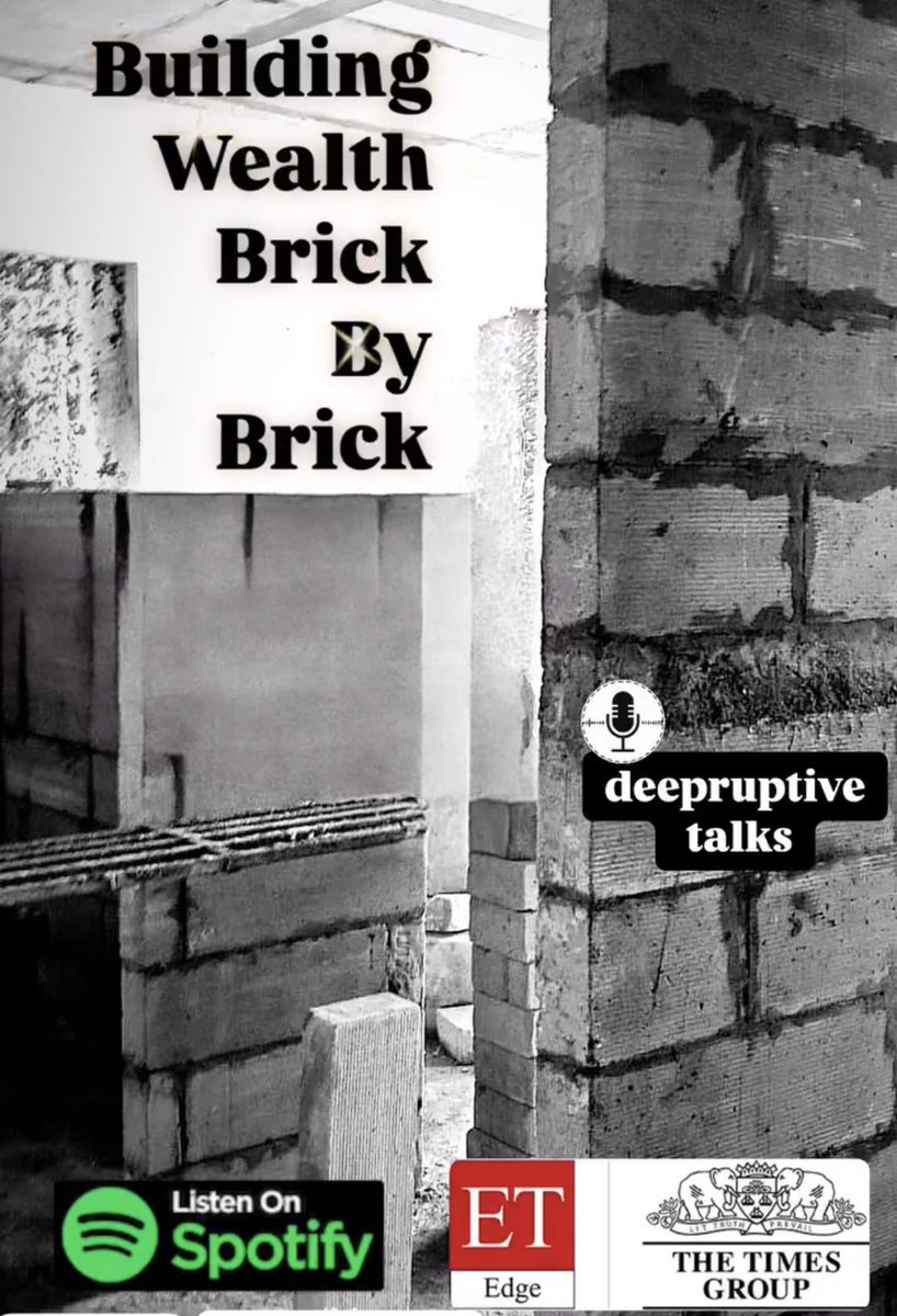 Deep Malhotra (@deepmalhotra) on Twitter photo Real Investment: Building Wealth Brick By Brick - listen here on <a href="/spotifypodcasts/">Spotify Podcasts 🎙</a> on Deepruptive Talks : open.spotify.com/episode/6sNaEq…
<a href="/spotifyindia/">Spotify India</a> <a href="/Spotify/">Spotify</a> <a href="/etedge_insights/">ET Edge Insights</a> <a href="/EconomicTimes/">Economic Times</a> <a href="/realestatenews/">Real Estate News</a> <a href="/realty/">Realty.com</a> <a href="/CREDAINational/">CREDAI National</a> <a href="/ETIntlBusiness/">ET Intl Business</a> <a href="/CREDAIPresident/">Shekhar G Patel</a> #Mumbai #MumbaiRains Real Investment: Building Wealth Brick By Brick - listen here on <a href="/spotifypodcasts/">Spotify Podcasts 🎙</a> on Deepruptive Talks : open.spotify.com/episode/6sNaEq…
<a href="/spotifyindia/">Spotify India</a> <a href="/Spotify/">Spotify</a> <a href="/etedge_insights/">ET Edge Insights</a> <a href="/EconomicTimes/">Economic Times</a> <a href="/realestatenews/">Real Estate News</a> <a href="/realty/">Realty.com</a> <a href="/CREDAINational/">CREDAI National</a> <a href="/ETIntlBusiness/">ET Intl Business</a> <a href="/CREDAIPresident/">Shekhar G Patel</a> #Mumbai #MumbaiRains