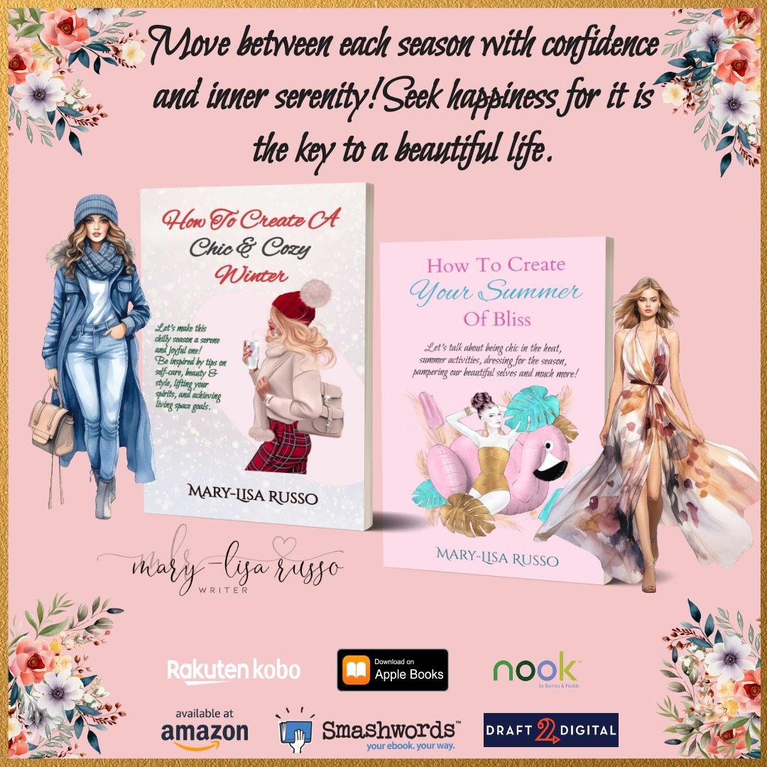 Mary (The Chic Loving Author) ๐๐ธ๐๐ธ๐๐ธ๐ (@marylisa0) on Twitter photo ๐นโจ๏ธ๐นโจ๏ธ๐นโจ๏ธ๐นโจ๏ธ๐นโจ๏ธ๐นโจ๏ธ๐น
Beautiful lady... these #lifestyle books are for you!
marylisarusso.ca 
#SelfGrowth #selfcare #selflove #WeekendReading #wellness #wellbeing #lifegoals #LifestyleGoals #elegance #booktwt #style #mustread #summerreading2025 ๐นโจ๏ธ๐นโจ๏ธ๐นโจ๏ธ๐นโจ๏ธ๐นโจ๏ธ๐นโจ๏ธ๐น
Beautiful lady... these #lifestyle books are for you!
marylisarusso.ca 
#SelfGrowth #selfcare #selflove #WeekendReading #wellness #wellbeing #lifegoals #LifestyleGoals #elegance #booktwt #style #mustread #summerreading2025