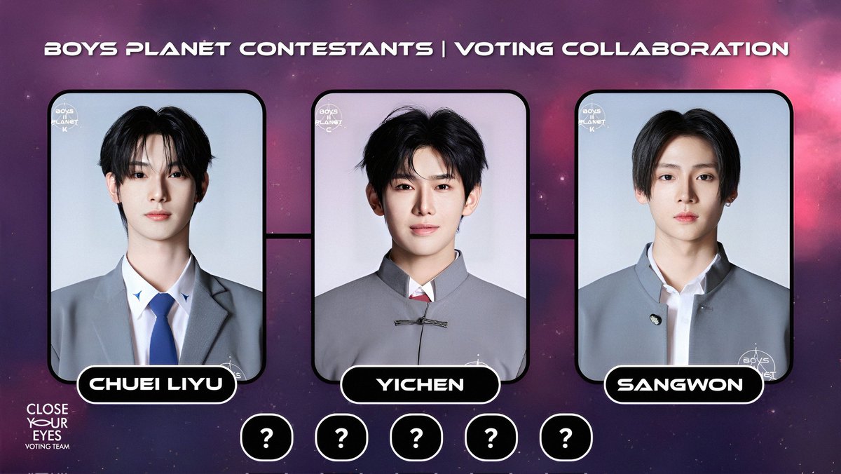 CLOSE YOUR EYES VOTING TEAM (@CYEVOTINGTEAM) / X