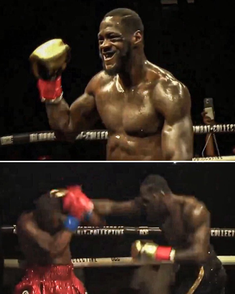 DEONTAY WILDER GETS THE TKO VICTORY IN HIS FIRST FIGHT IN OVER A YEAR 😤 #WilderHerndon