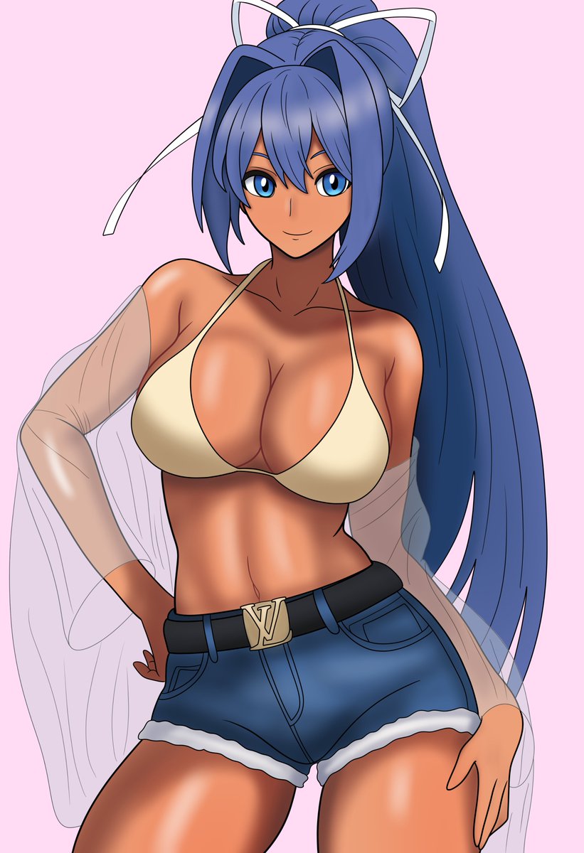 Day 9 of Bikini Month - Yuzuriha alt color (Under Night)