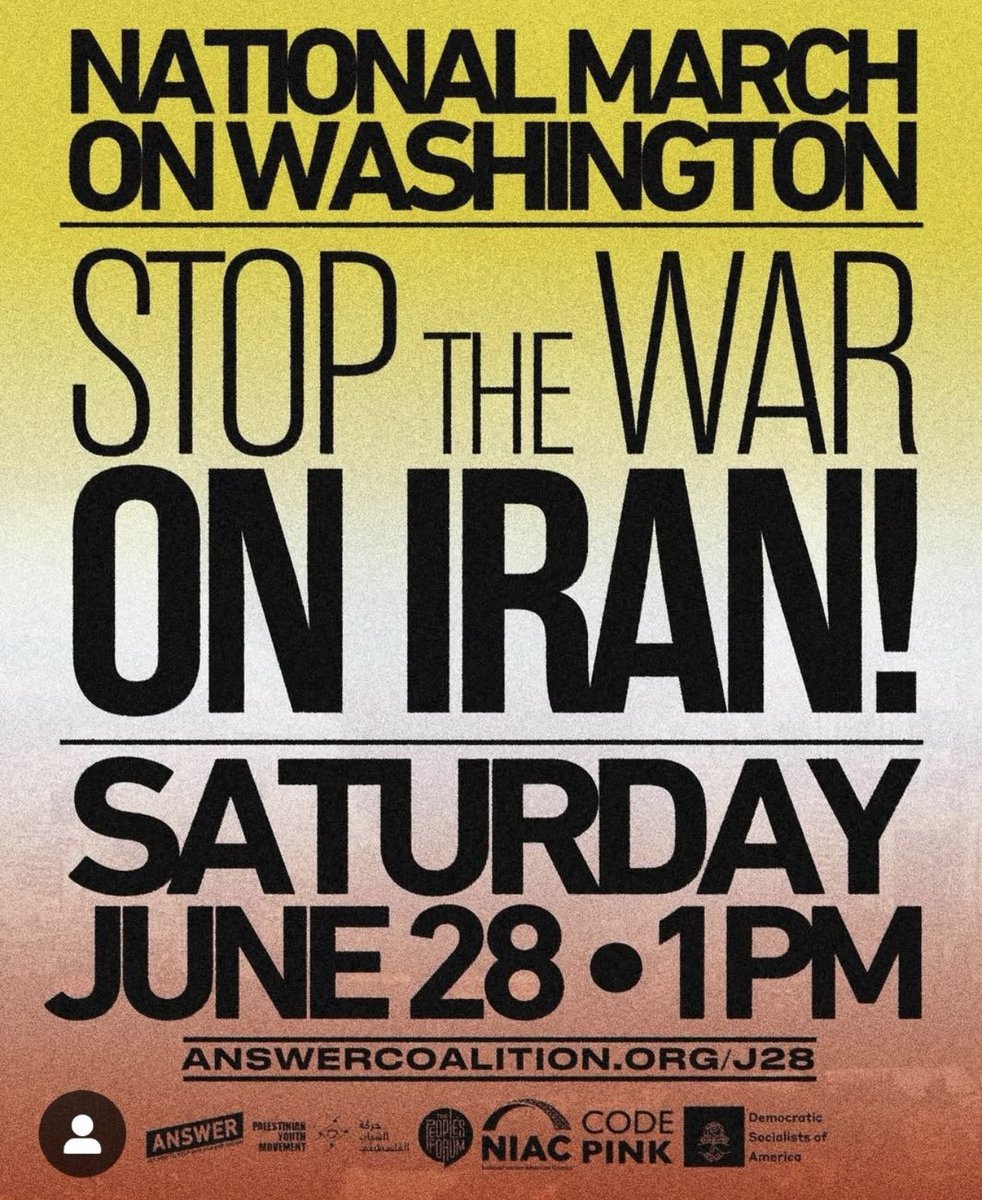 In case you're wondering why barricades and fences are being put up around the White House tonight, here's your answer.

There's a march tomorrow to protest the war in Iran.

Yes, they are protesting the war that is already over.
