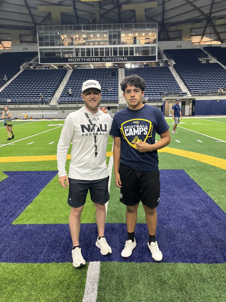 4 ⭐️ Jeremiah “Chango” Harvey (@changoharvey) on Twitter photo Had a great time at NAU Camp today. Qualified for the competition with 7/9 charting. Passed to the third round of comp before being short one yard from 56. <a href="/AZKicking/">AlexZendejasKicking&Training</a> <a href="/CoachThiele/">Tim Thiele</a> <a href="/Cehsfootball/">Centennial Coyotes Football</a> <a href="/KamrynBennett/">Kam Bennett</a> <a href="/CoachRobNAU/">Josh Robinson</a> Had a great time at NAU Camp today. Qualified for the competition with 7/9 charting. Passed to the third round of comp before being short one yard from 56. <a href="/AZKicking/">AlexZendejasKicking&Training</a> <a href="/CoachThiele/">Tim Thiele</a> <a href="/Cehsfootball/">Centennial Coyotes Football</a> <a href="/KamrynBennett/">Kam Bennett</a> <a href="/CoachRobNAU/">Josh Robinson</a>