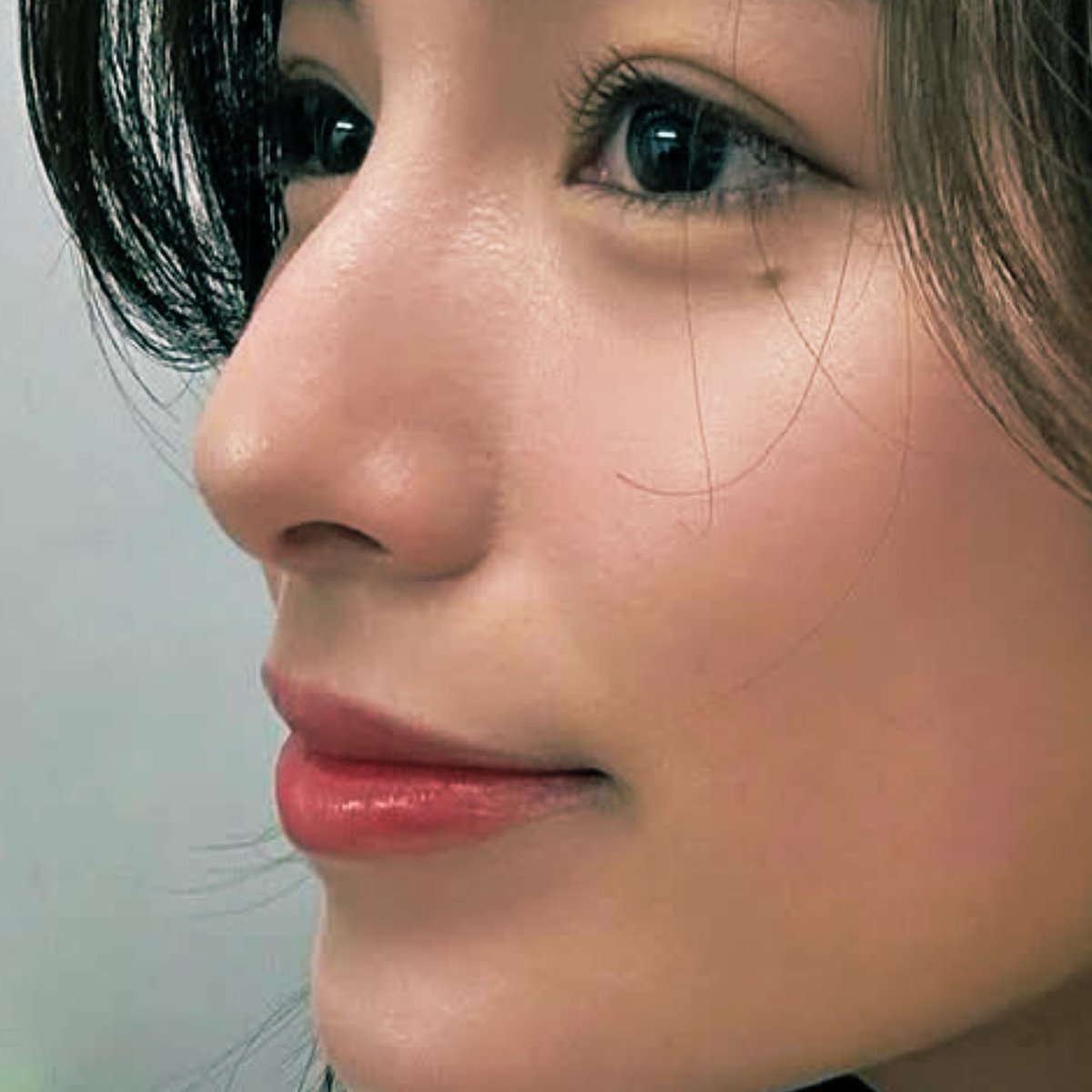 fragilegod's tweet image. 軽いシャクレなのもナイス
 #鼻フェチ
 #nosefetish