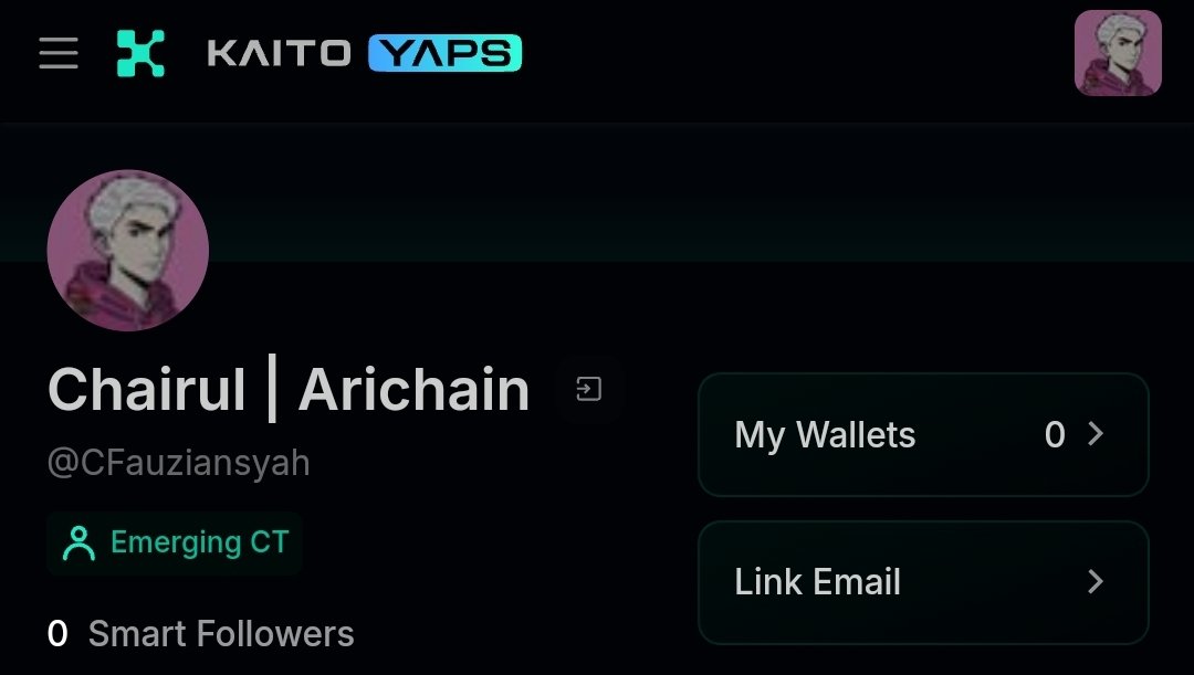 Chairul (@cfauziansyah) on Twitter photo Yap early, yap only, yap often.
<a href="/KaitoAI/">Kaito AI 🌊</a> is connecting AI, attention and capital with Yaps.
Just claimed my social card and I'm accumulating Yap points in real-time.
Claim yours 👉 yaps.kaito.ai/referral/11539… Yap early, yap only, yap often.
<a href="/KaitoAI/">Kaito AI 🌊</a> is connecting AI, attention and capital with Yaps.
Just claimed my social card and I'm accumulating Yap points in real-time.
Claim yours 👉 yaps.kaito.ai/referral/11539…