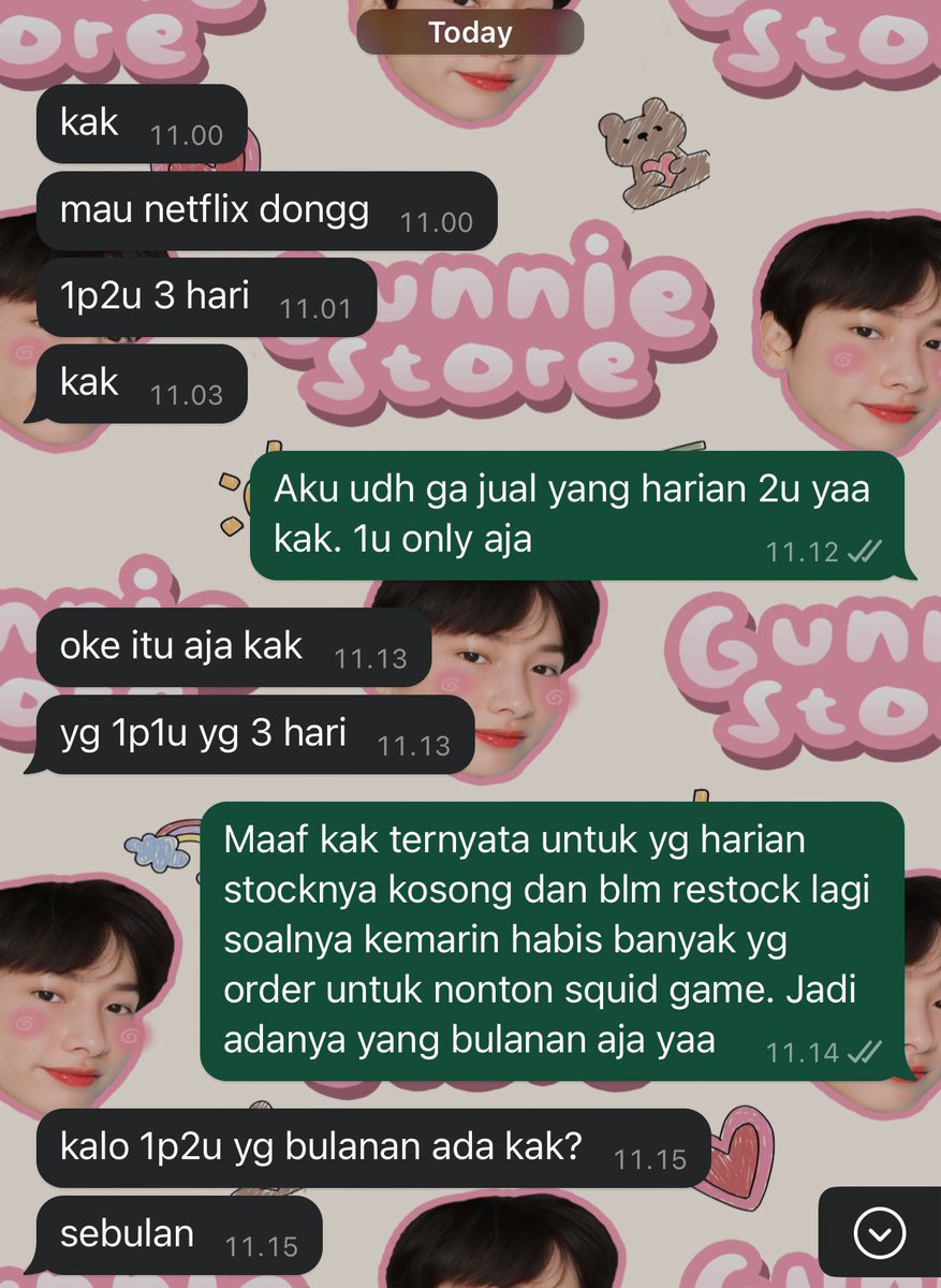 Alhamdulillh rejeki hari ini dari yg awalnya mau harian jadi beli bulanan hihi🥰