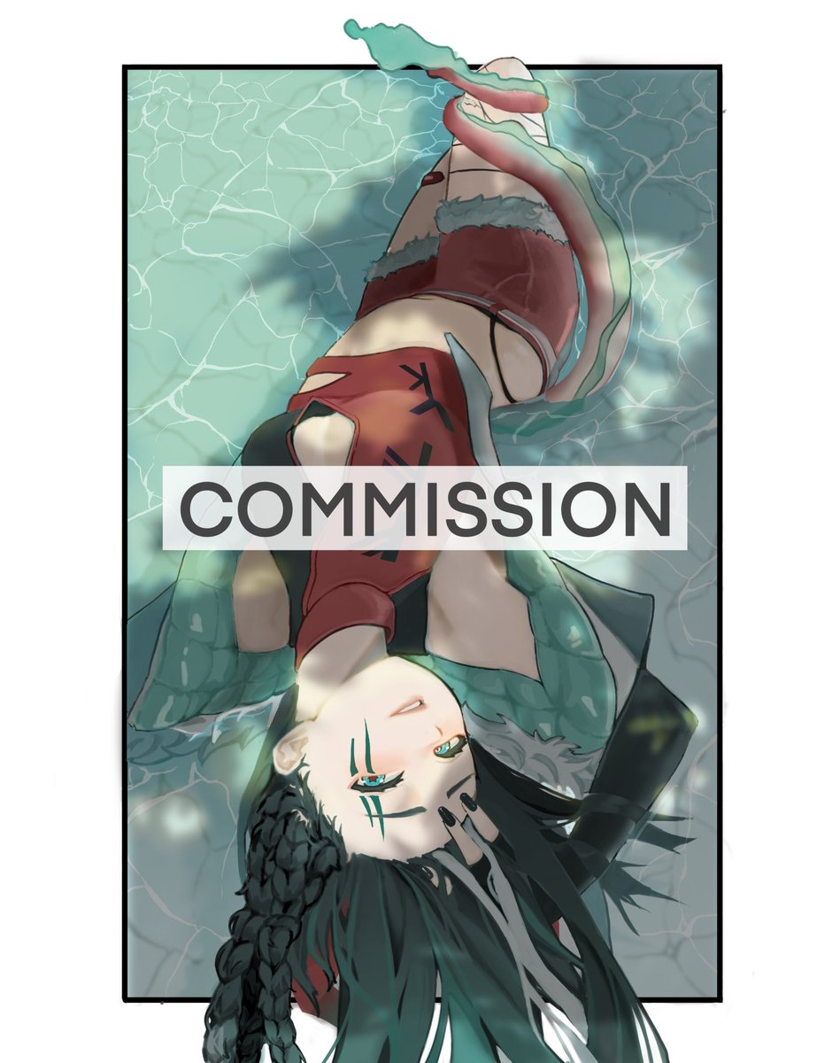 t4chiee's tweet image. OC commission  #digitalart