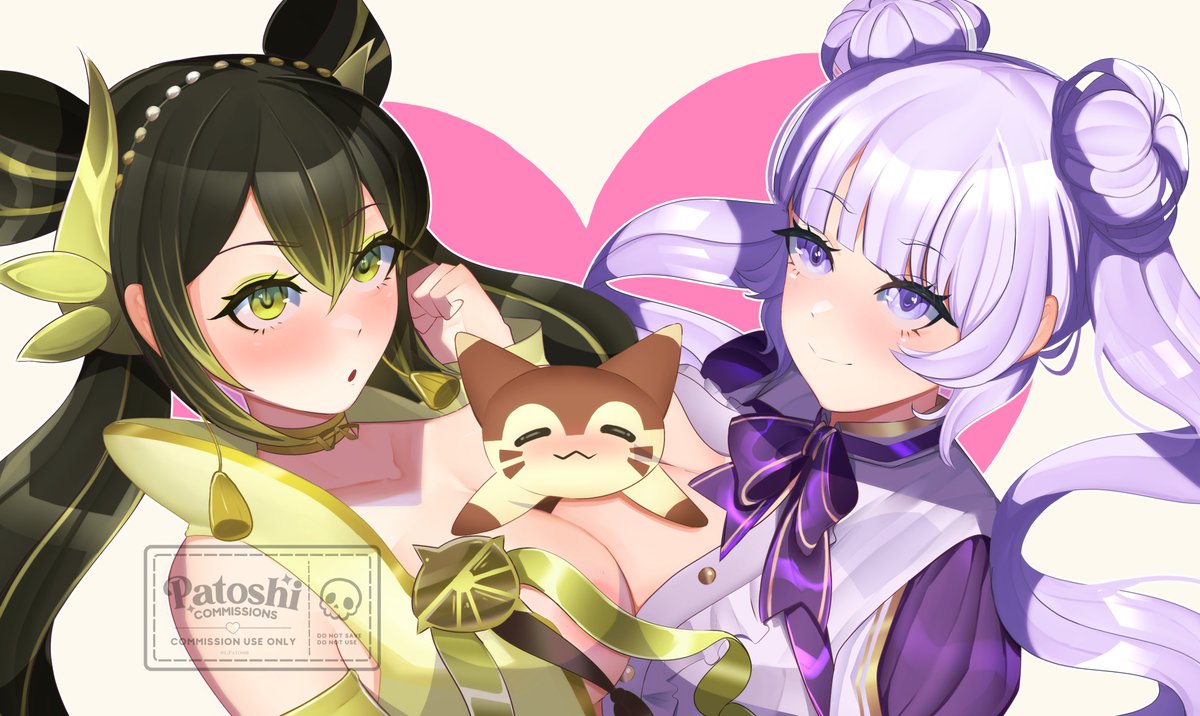 03_patoshi's tweet image. Commission for @KaybeejayTTV ❤️🤎

First double paizuri!