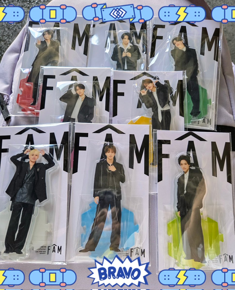 事前申込で、てら🩵しの🤍アクスタ ゲット済だったけど、残りの6人も
