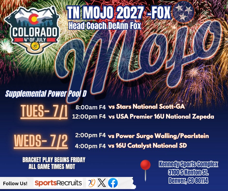 Kamryn Rhoton (@kamryn_rhoton) on Twitter photo Colorado here we come!! My <a href="/MOJO2K9FOX/">TN Mojo 2027 Fox</a> team and I would love to see you behind the fence this week. <a href="/TnMojoFastpitch/">Tennessee Mojo fastpitch</a> <a href="/CoachPena_BSU/">Helen Peña</a> <a href="/CoachBurns17/">Matt Burns</a> <a href="/avrey_steiner/">Avrey Steiner</a> <a href="/BallStateSB/">Ball State Softball</a> <a href="/Vol_Softball/">Tennessee Softball</a> <a href="/KarenWeekly/">Karen Weekly</a> <a href="/Coach_SniderSB/">Craig Snider 🍊</a> <a href="/SLSanders20/">Stephanie Sanders</a> <a href="/MRhodesSmith/">Megan Smith</a> <a href="/umichsoftball/">Michigan Softball</a> <a href="/btholl/">Bonnie Tholl</a> <a href="/UKsoftball/">Kentucky Softball</a> Colorado here we come!! My <a href="/MOJO2K9FOX/">TN Mojo 2027 Fox</a> team and I would love to see you behind the fence this week. <a href="/TnMojoFastpitch/">Tennessee Mojo fastpitch</a> <a href="/CoachPena_BSU/">Helen Peña</a> <a href="/CoachBurns17/">Matt Burns</a> <a href="/avrey_steiner/">Avrey Steiner</a> <a href="/BallStateSB/">Ball State Softball</a> <a href="/Vol_Softball/">Tennessee Softball</a> <a href="/KarenWeekly/">Karen Weekly</a> <a href="/Coach_SniderSB/">Craig Snider 🍊</a> <a href="/SLSanders20/">Stephanie Sanders</a> <a href="/MRhodesSmith/">Megan Smith</a> <a href="/umichsoftball/">Michigan Softball</a> <a href="/btholl/">Bonnie Tholl</a> <a href="/UKsoftball/">Kentucky Softball</a>