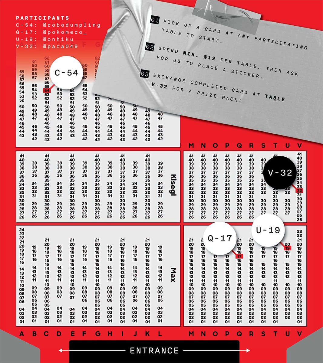 ‼️EMERGENCY! ORV Rally 🔜 #AX2025 

🏥Unique First-Aid Prize Pack🏥:
Bandaids, Gel Eyemask, Pillcase, and even a Pocket-sized Doc &amp; Nurse 🫣

Participants 🔗⬇️
#AX2025ArtistAlley #AXArtistAlley2025