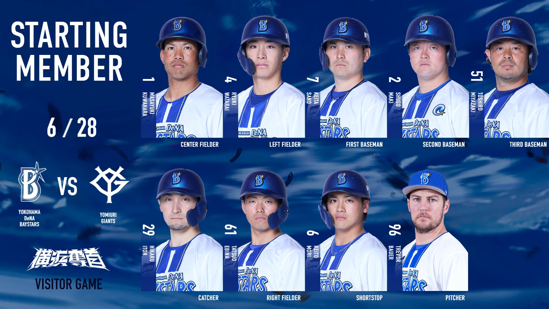 横浜DeNAベイスターズ 横浜DeNAベイスターズ on X: 
